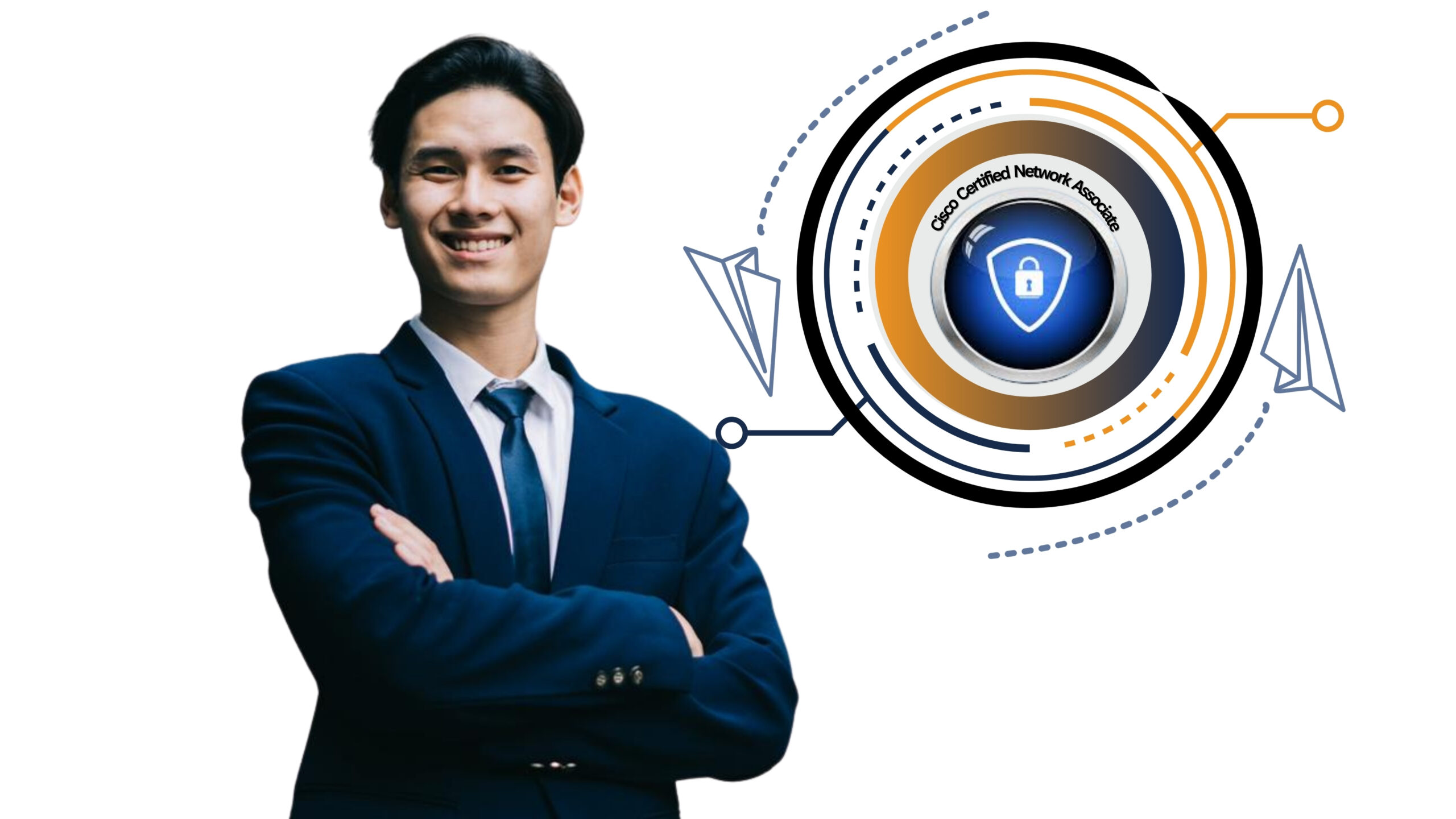 CCNA Security exam domains key services and certification benefits cybersecurity infographic