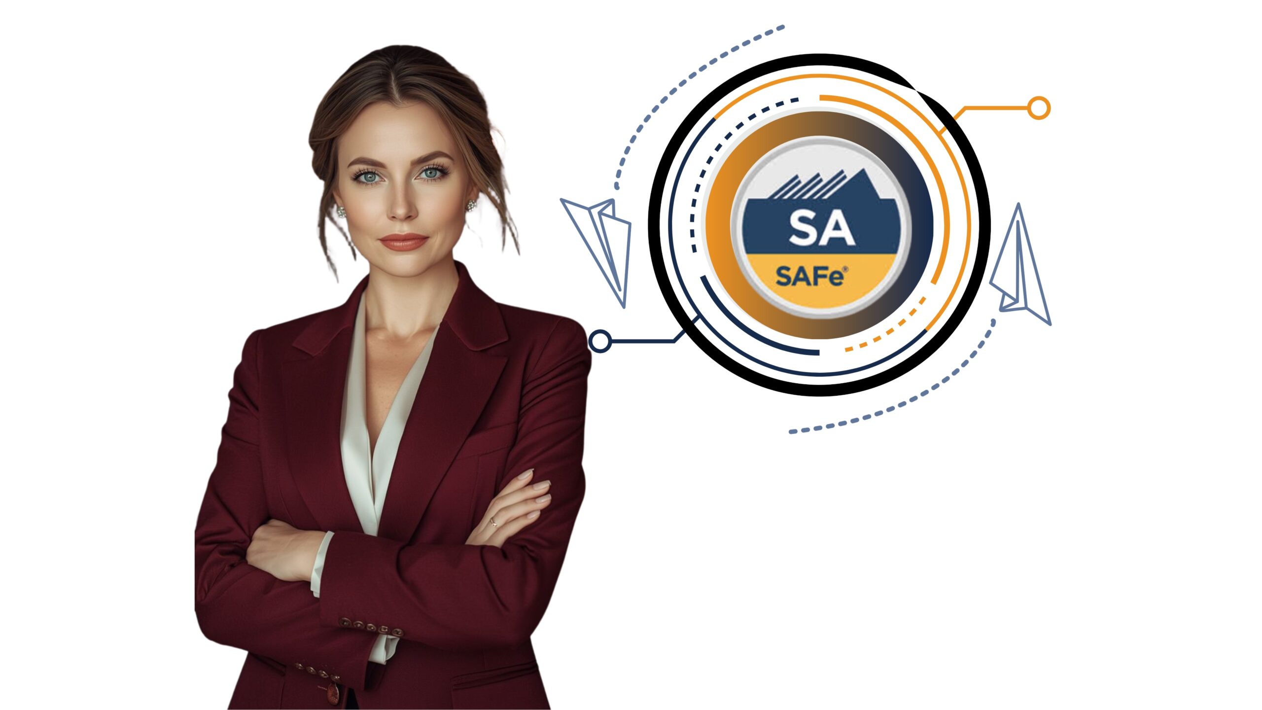 Scaled Agile Framework certification validating enterprise agile transformation and SAFe practices expertise